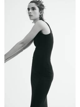 H&M - Women Black Scoop-Neck Bodycon Dress