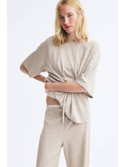 H&M - Women Beige 2-Piece Jersey Set