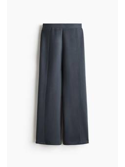 H&M - Women Grey Pull-On Scuba Trousers