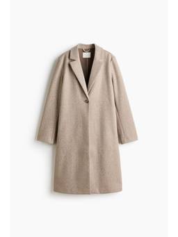 H&M - Women Beige Single-Breasted Coat