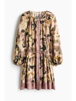 H&M - Women Beige Short Tunic Dress