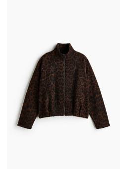 H&M - Women Brown Pile Jacket
