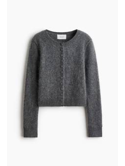 H&M - Women Grey Wool Cardigan