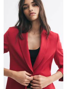 H&M - Women Red Single-Breasted Blazer