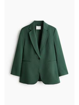 H&M - Women Green Single-Breasted Blazer