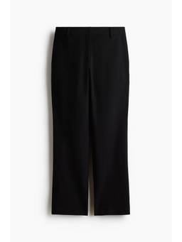 H&M - Women Black Ankle-Length Tailored Trousers