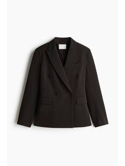 H&M - Women Brown Double-Breasted Blazer