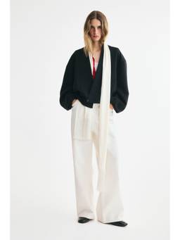 H&M - Women Black Scuba Blouson Jacket