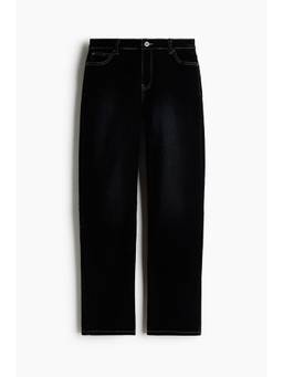 H&M - Women Black Straight Regular Waist Jeans