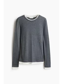 H&M - Women Grey Layered-Look Top
