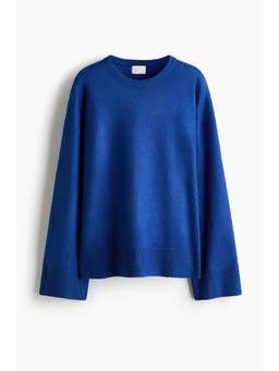 H&M - Women Blue Oversized Jumper