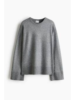 H&M - Women Grey Oversized Jumper