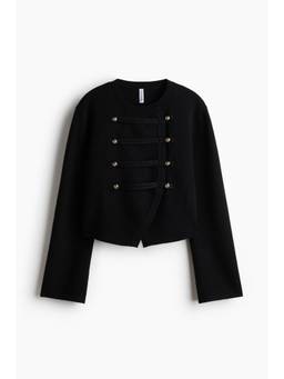 H&M - Women Black Short Cardigan