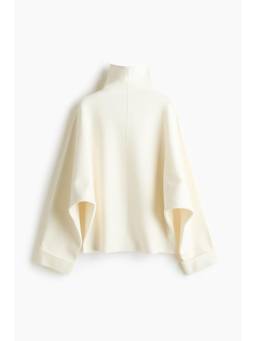 H&M - Women White Oversized Turtleneck Jumper
