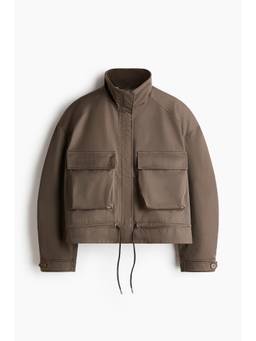 H&M - Women Beige Oversized Utility Jacket