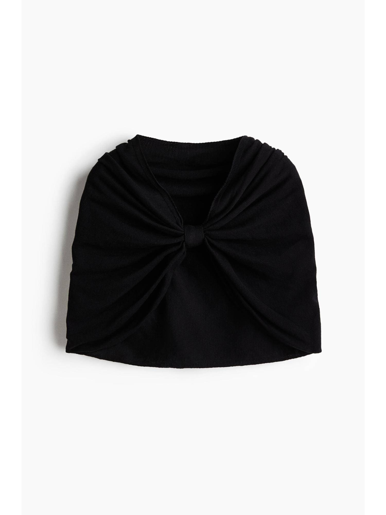 h&m Women Black Knot-Detail Cape-picture-15