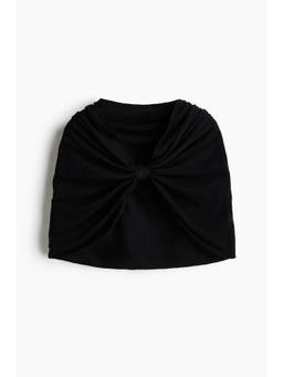 H&M - Women Black Knot-Detail Cape