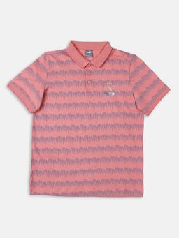 Puma - Vk All Over Print Boys Pink T-Shirts