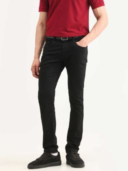 Rare Rabbit - Black Solid Slim Jeans