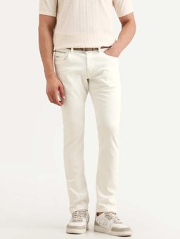 Rare Rabbit - White Solid Slim Jeans