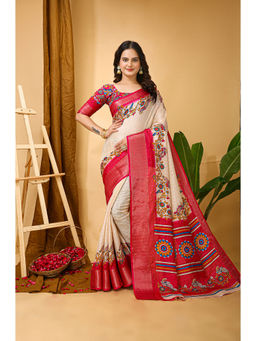 Anjaneya Sarees - Black Woven Designer Banarasi Silk Kanjivaram Saree with Unstitched Blouse