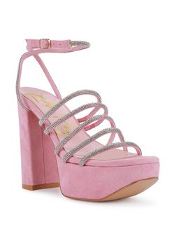 London Rag - Embellished Pink Heels