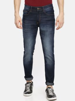 The Indian Garage Co - Men Slim Fit Solid Mid-Rise Jeans
