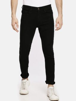 The Indian Garage Co - Men Slim Fit Solid Mid-Rise Jeans