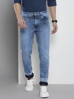 The Indian Garage Co - Men Regular Fit Mid-Rise Stretchable Jeans