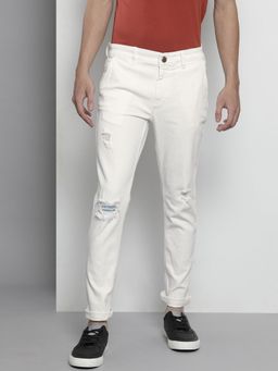 The Indian Garage Co - Men Slim Fit Mid-Rise Stretchable Jeans