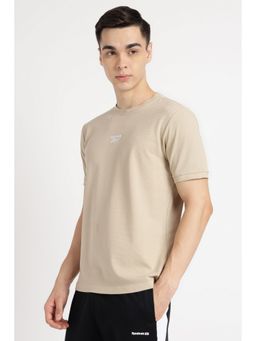 Reebok - Men Beige T Shirt