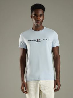 Tommy Hilfiger - Embroidered Logo Slim Fit Cotton T-Shirt