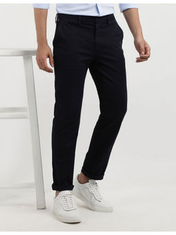 Tommy Hilfiger - Mens Black Solid Trouser