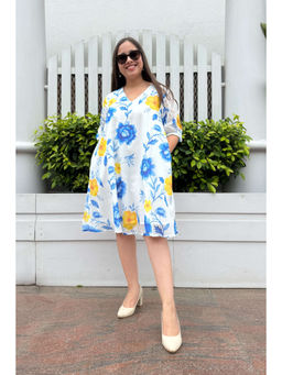 Studio Rabha - Women Blue Reverie Short Dress