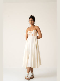 Baise Gaba - Blooming Off White Dress