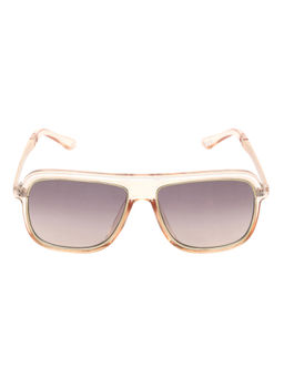 Spiky - Black Frame Brown UV Protected Lens Square Sunglasses