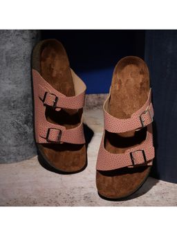 MOZAFIA - Womens Pink Snowdrops Sandals