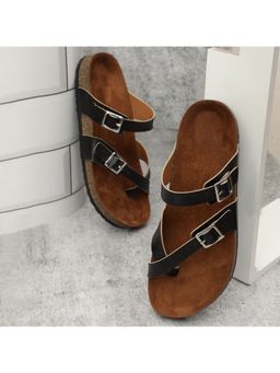 MOZAFIA - Womens Black Sandals