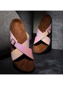 MOZAFIA - Womens Sonam Pink Sandals