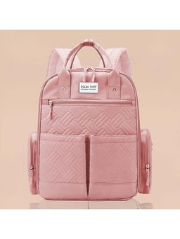 Polka Tots - Peach Chic Class Diaper Bag With 2 Stroller Straps