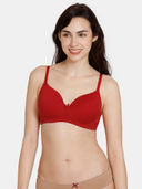 Red color option, Sold out, Currently selected