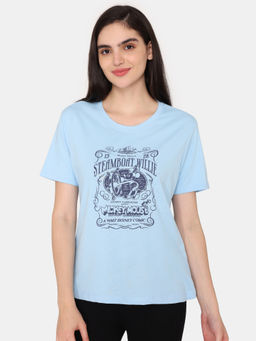 Zivame - Disney Knit Cotton Top - Dutch Canal