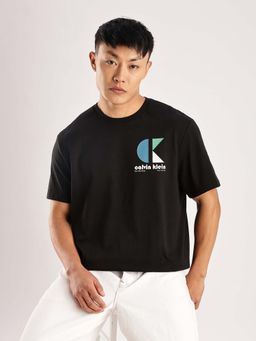 Calvin Klein - Black Logo Relaxed Fit Cotton T Shirt