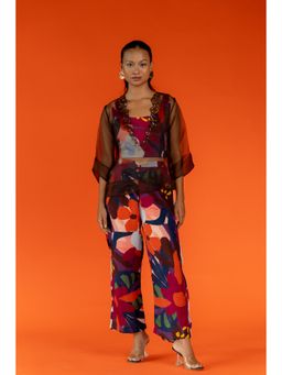 Silai Studio - Baahaar Pant and Top (Set of 3)