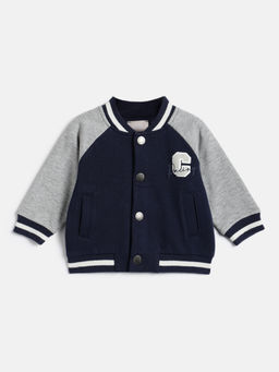 Chicco - Boys Navy Blue Colorblock Sweatshirt