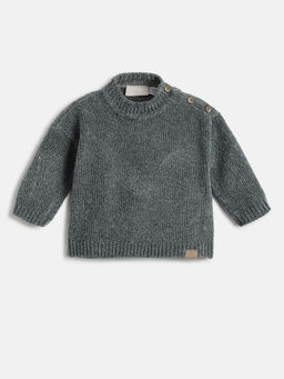Chicco - Boys Grey Ribbed Sweater