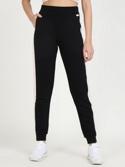 Guess - Black Solid Tapered Joggers