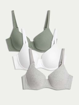 Marks & Spencer - Wired Full Cup T-Shirt Bras A-E (Pack of 3)