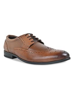 Imperio - By Regal Tan Men Leather Formal Brogues