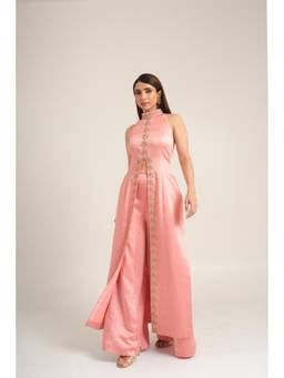 The Black Sheep Collective - Pink Midnight At Rose Bar Jacket and Palazzo